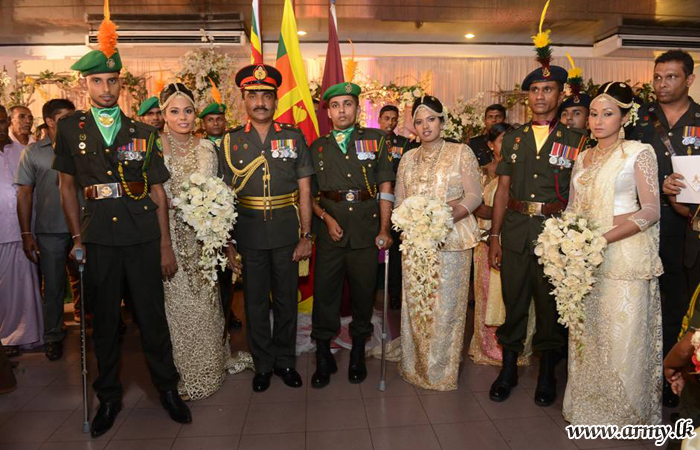 Wedding Bells Ring for Three More Disabled War Heroes 