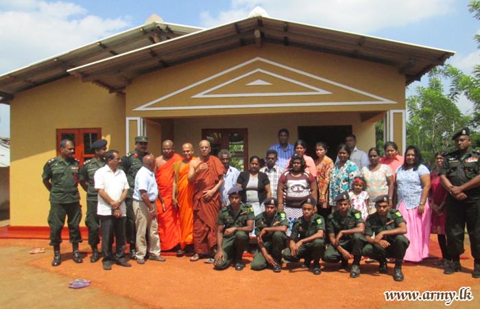 Most Deserving Veheratenna Re-settlers Get Four More Army-Built New Houses 