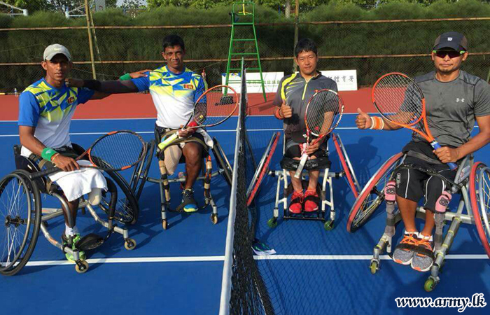Army Wheelchair Tennis Players Win Taipe’s Men’s Doubles 
