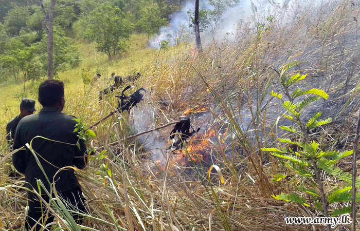 Horombuwa Bush Fires Under Control