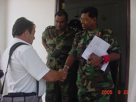 SLMM Head meets Jaffna Commander to review security situation