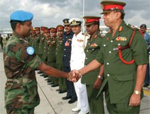 Sri Lankan Armed Forces make history joining UN troops